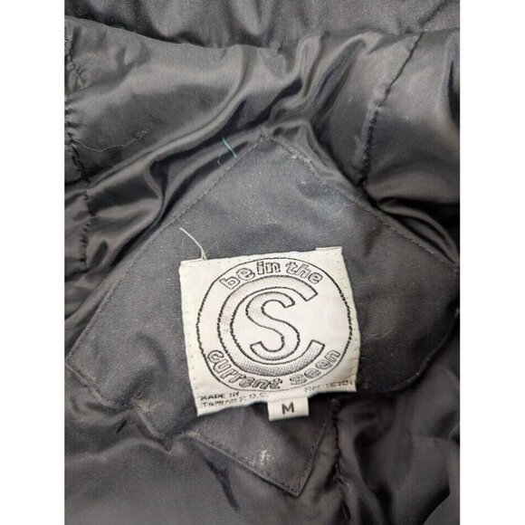 Be in the Current Seen Men's Medium vintage ski jacket, black and neon, zip up - Picture 11 of 15